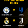 FIFA Club World Cup July 1 Predictions: Man City vs Al Hilal & Real Madrid vs Juventus