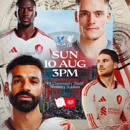 Liverpool vs Crystal Palace Prediction: Reds Backed for 3–1 Community Shield Win with Goals on Both Sides