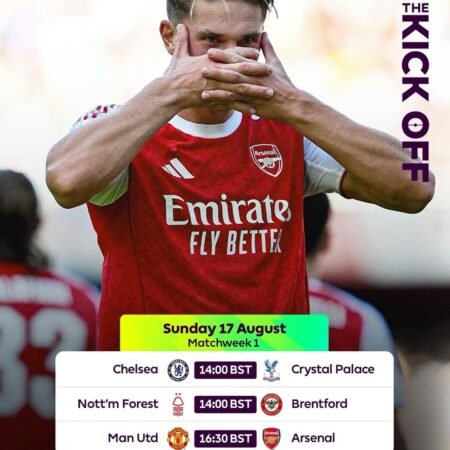 Premier League Predictions: Chelsea vs Crystal Palace, Forest vs Brentford, Man United vs Arsenal