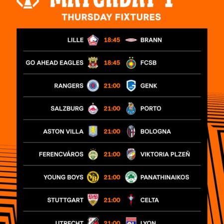 Europa League — Matchday 1 Predictions & Quick Tips (Thursday)