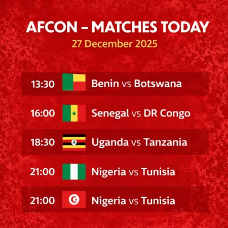 🏆 AFCON Fixtures Today – Africa Cup of Nations Predictions (27 December 2025)