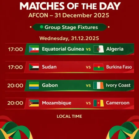 🏆 AFCON Match Predictions – 31 December 2025