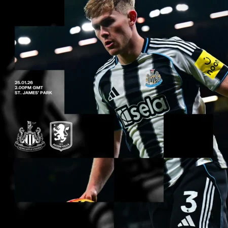 Newcastle vs Aston Villa Prediction & Betting Tips (Jan 25, 2026)