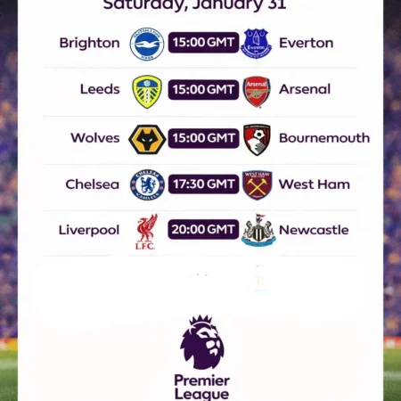 Premier League Saturday Predictions & Betting Tips (31 January 2026) – Round 24