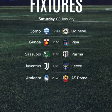 🇮🇹 Serie A Today Betting Tips & Match Predictions – 03 January