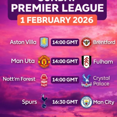 Sunday Premier League Predictions (1 Feb 2026) – Match Preview & Betting Tips