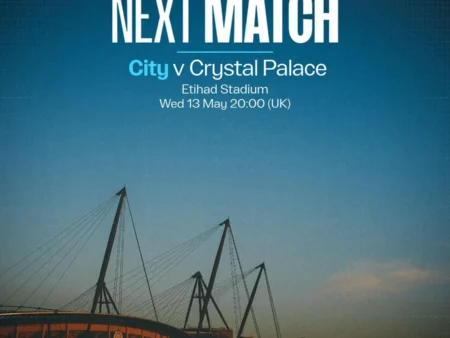 Manchester City vs Crystal Palace Prediction (May 13, 2026) – Tips & Odds