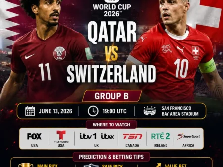 Qatar vs Switzerland Prediction (June 13, 2026) – Betting Tips