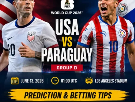USA vs Paraguay Prediction (June 13, 2026) – Betting Tips