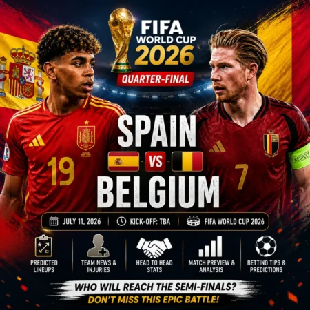 Spain vs Belgium Prediction (July 10, 2026) – Tips