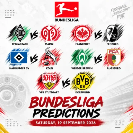 Bundesliga Predictions & Betting Tips – Saturday, 19 September 2026