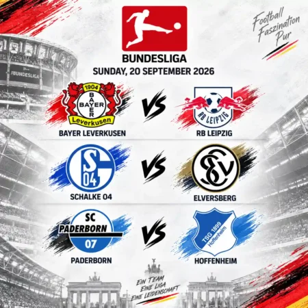 Bundesliga Predictions & Betting Tips – Sunday, 20 September 2026