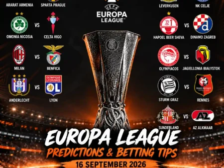 Europa League Predictions & Betting Tips – Wednesday, 16 September 2026