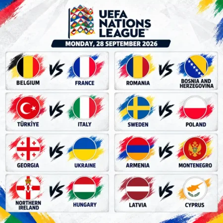 UEFA Nations League Predictions & Betting Tips – Monday, 28 September 2026